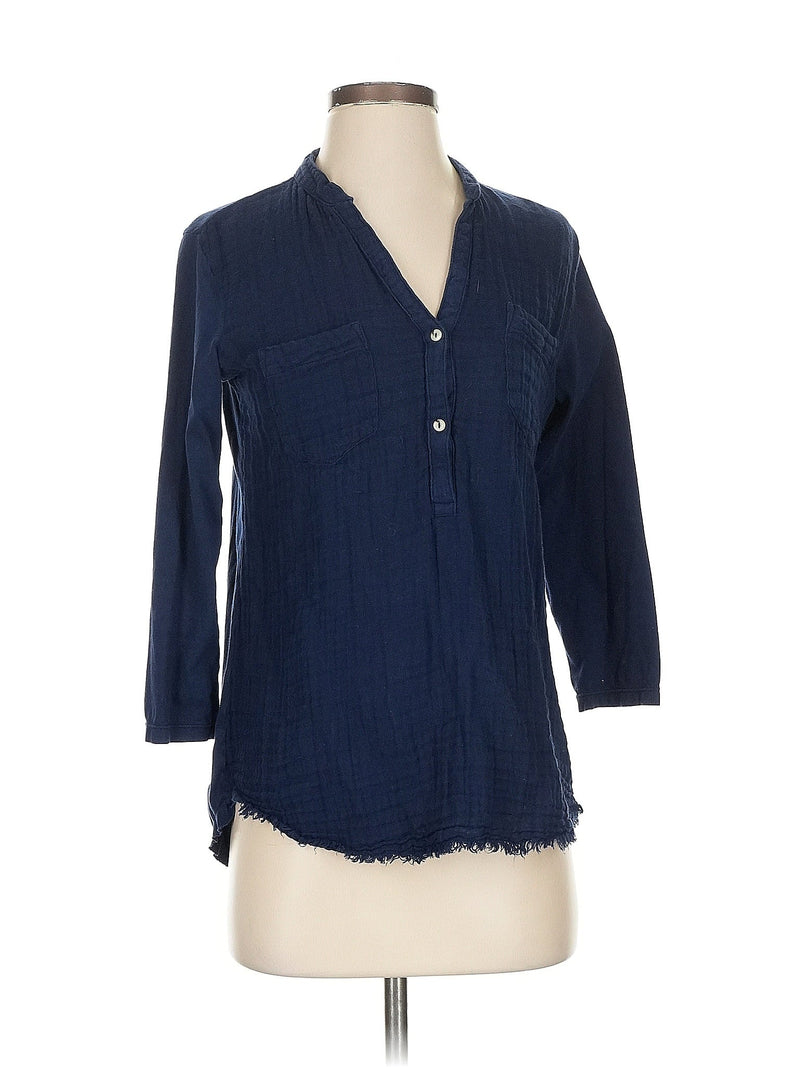 3/4 Sleeve Button Down Shirt