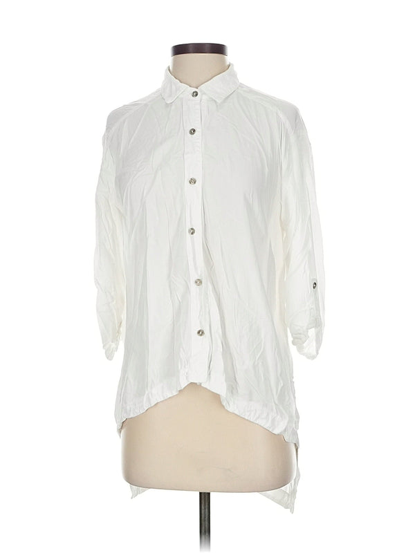 3/4 Sleeve Button Down Shirt