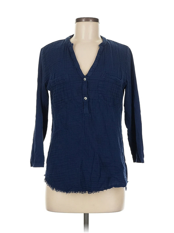 3/4 Sleeve Button Down Shirt