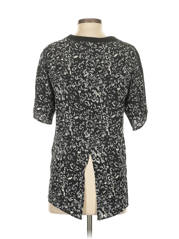 Short Sleeve Silk Top