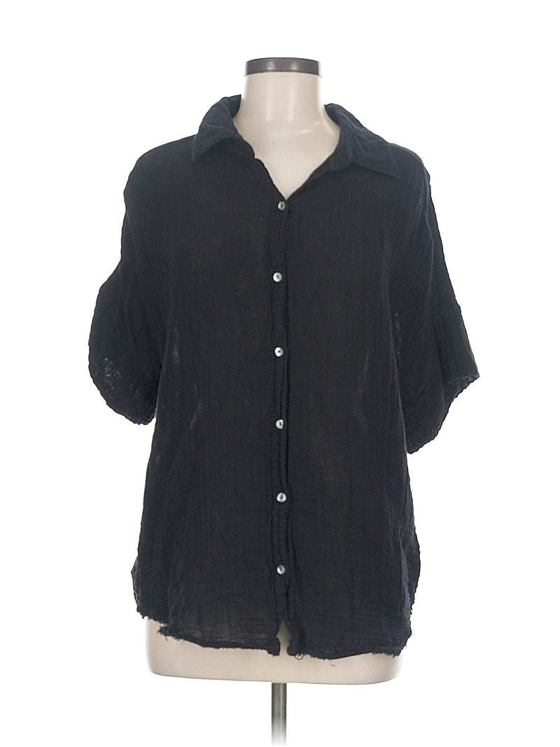 3/4 Sleeve Button Down Shirt