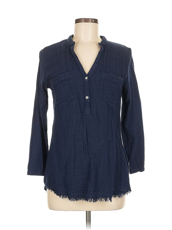 3/4 Sleeve Button Down Shirt