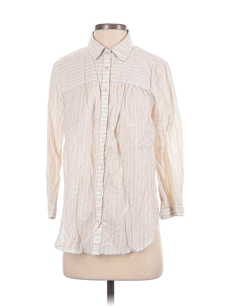 3/4 Sleeve Button Down Shirt