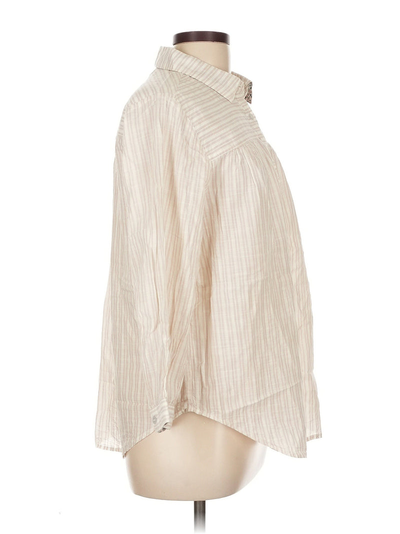 3/4 Sleeve Button Down Shirt