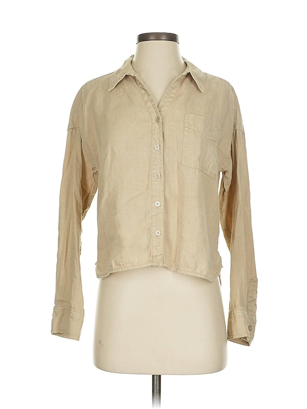 3/4 Sleeve Button Down Shirt