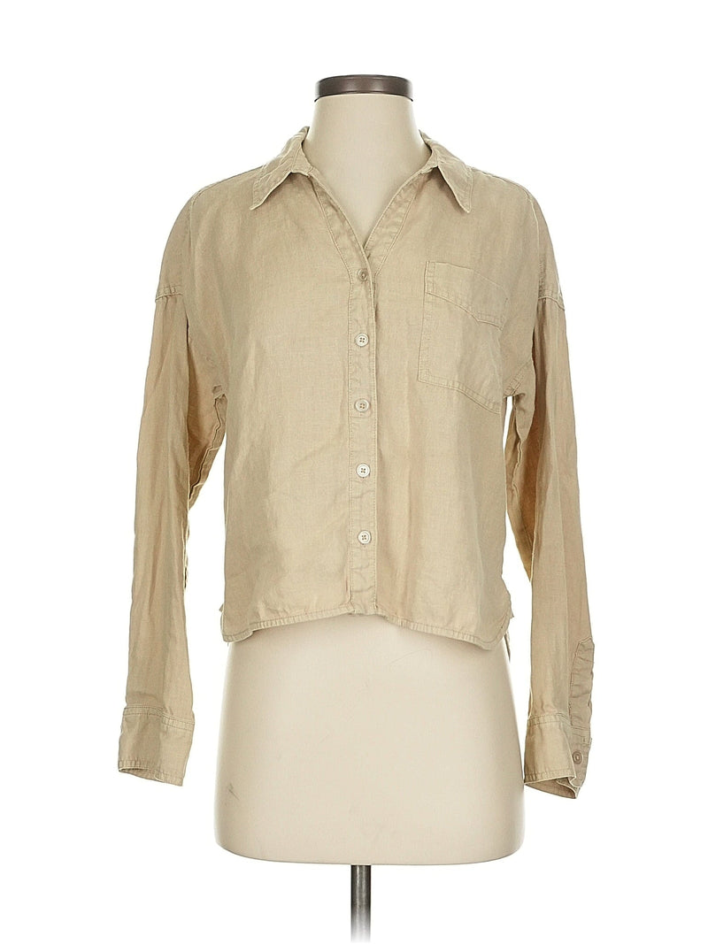 3/4 Sleeve Button Down Shirt
