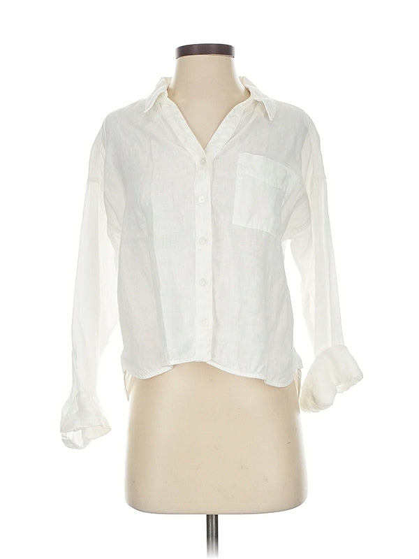 3/4 Sleeve Button Down Shirt