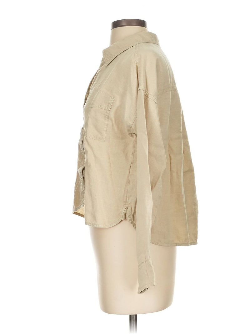 3/4 Sleeve Button Down Shirt