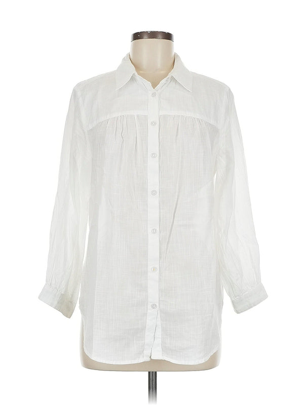 3/4 Sleeve Button Down Shirt