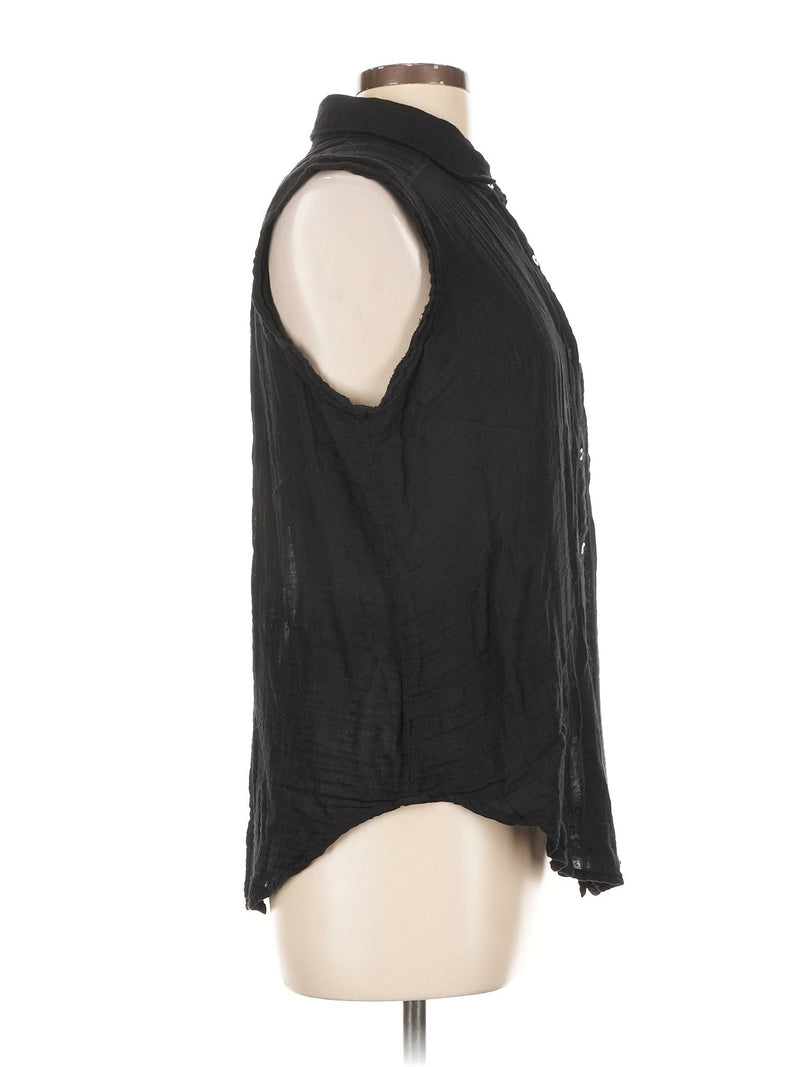 Sleeveless Button Down Shirt