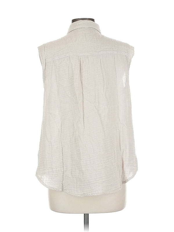 Sleeveless Button Down Shirt