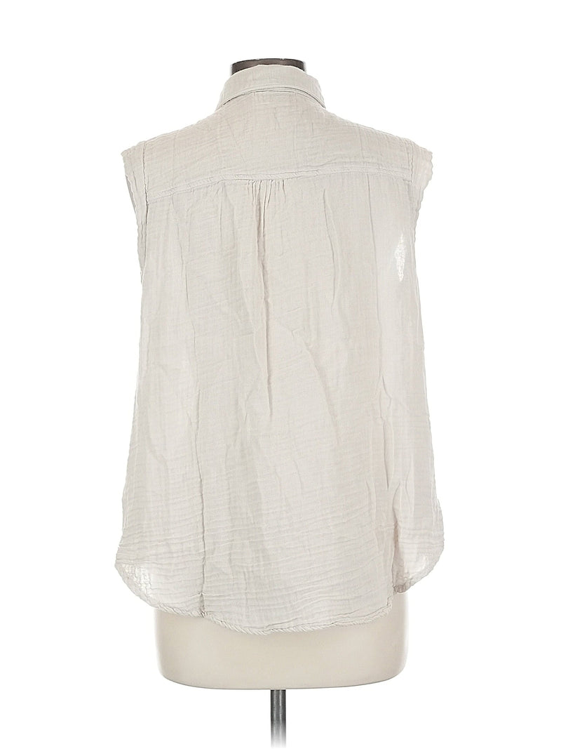 Sleeveless Button Down Shirt