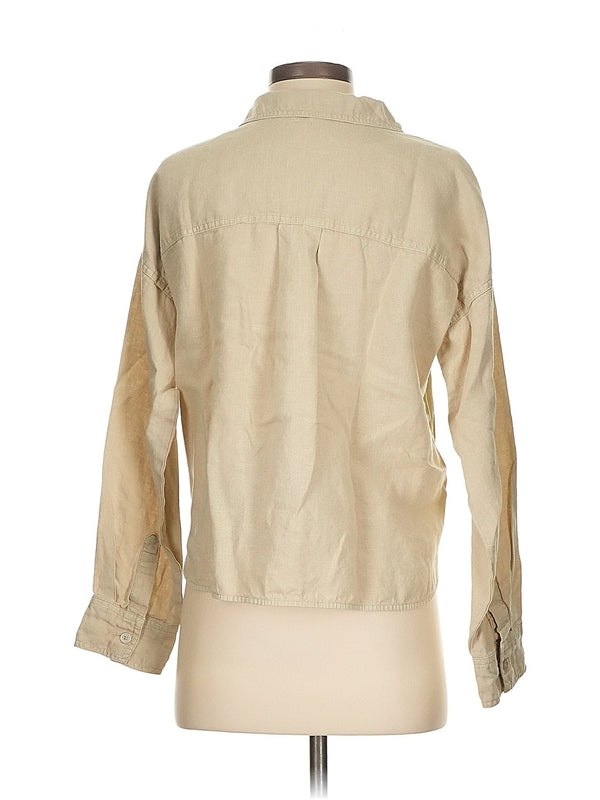 3/4 Sleeve Button Down Shirt