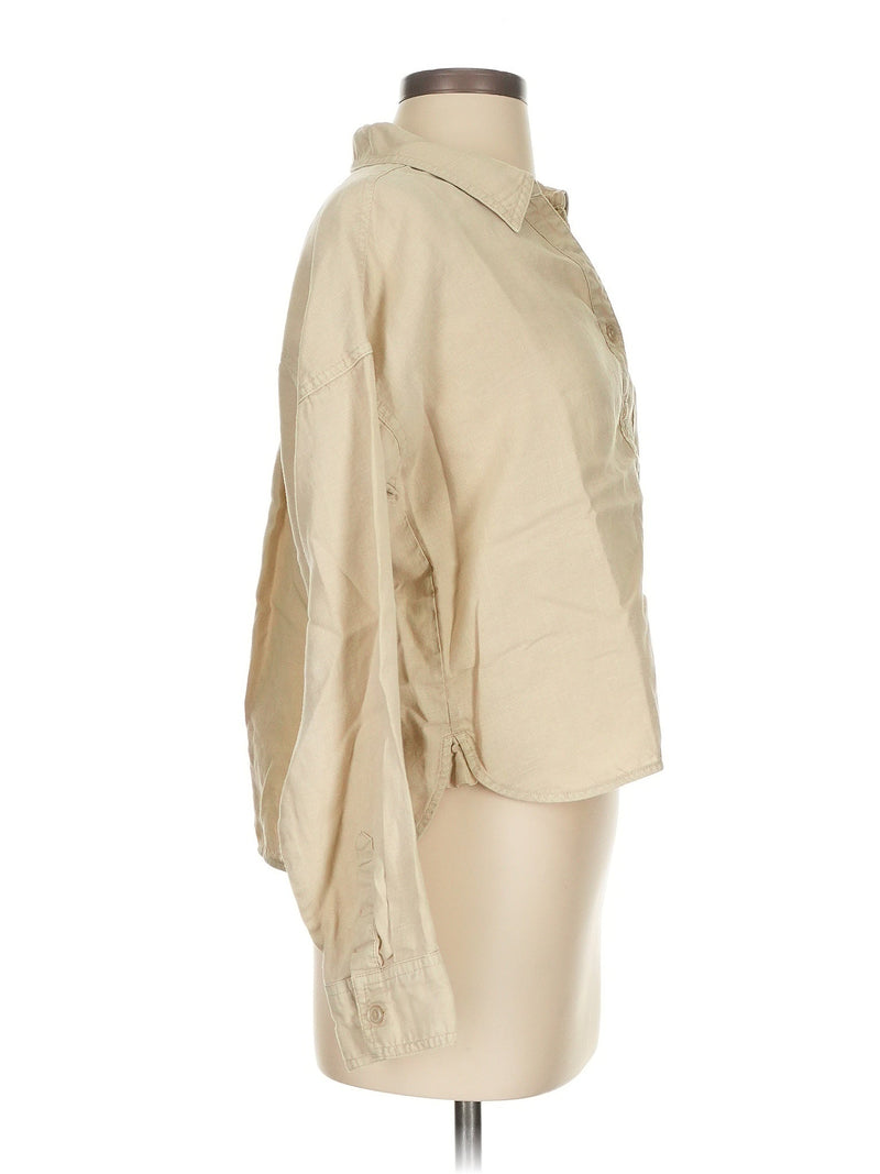 3/4 Sleeve Button Down Shirt