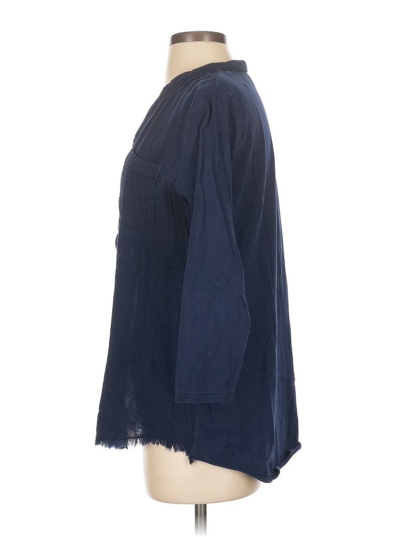 3/4 Sleeve Button Down Shirt