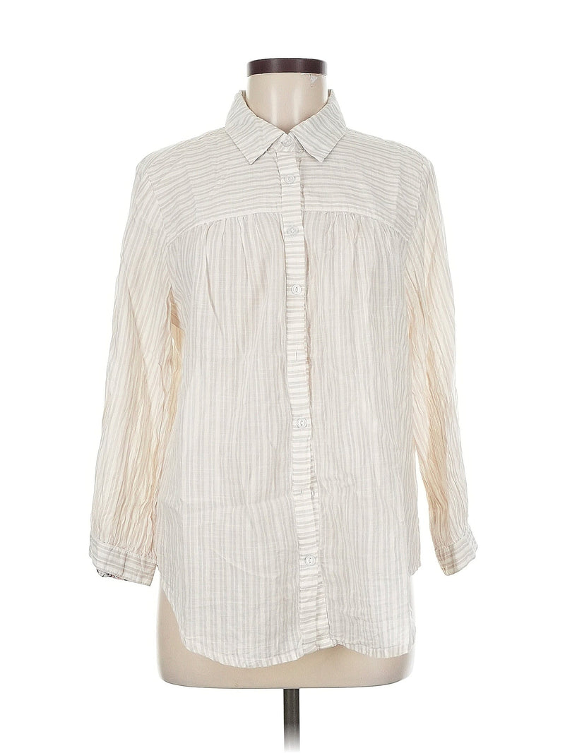3/4 Sleeve Button Down Shirt