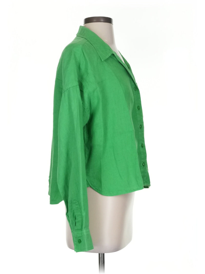 3/4 Sleeve Button Down Shirt