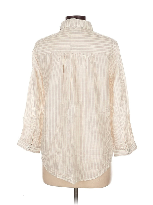 3/4 Sleeve Button Down Shirt