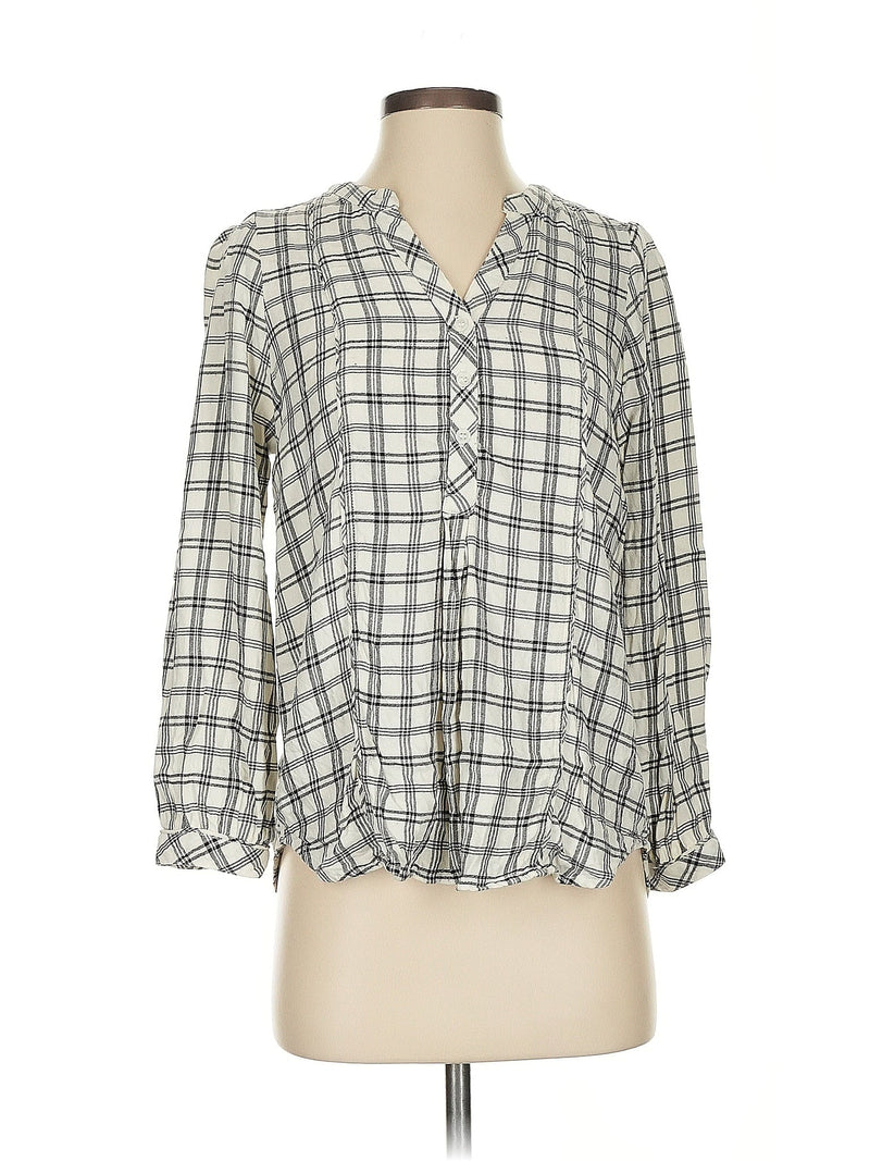 3/4 Sleeve Button Down Shirt