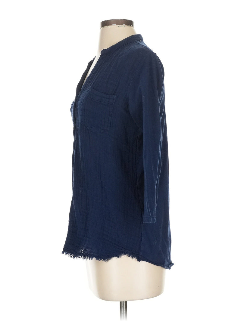 3/4 Sleeve Button Down Shirt