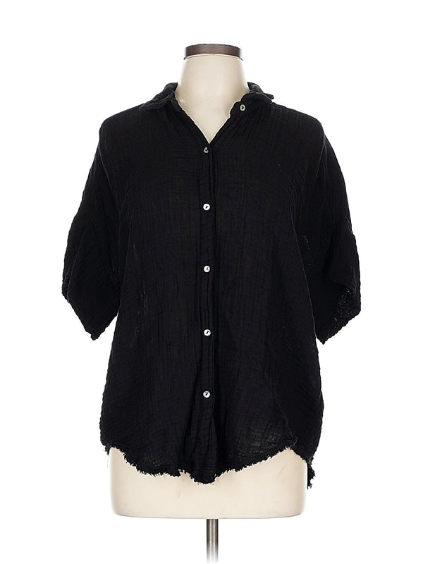 3/4 Sleeve Button Down Shirt