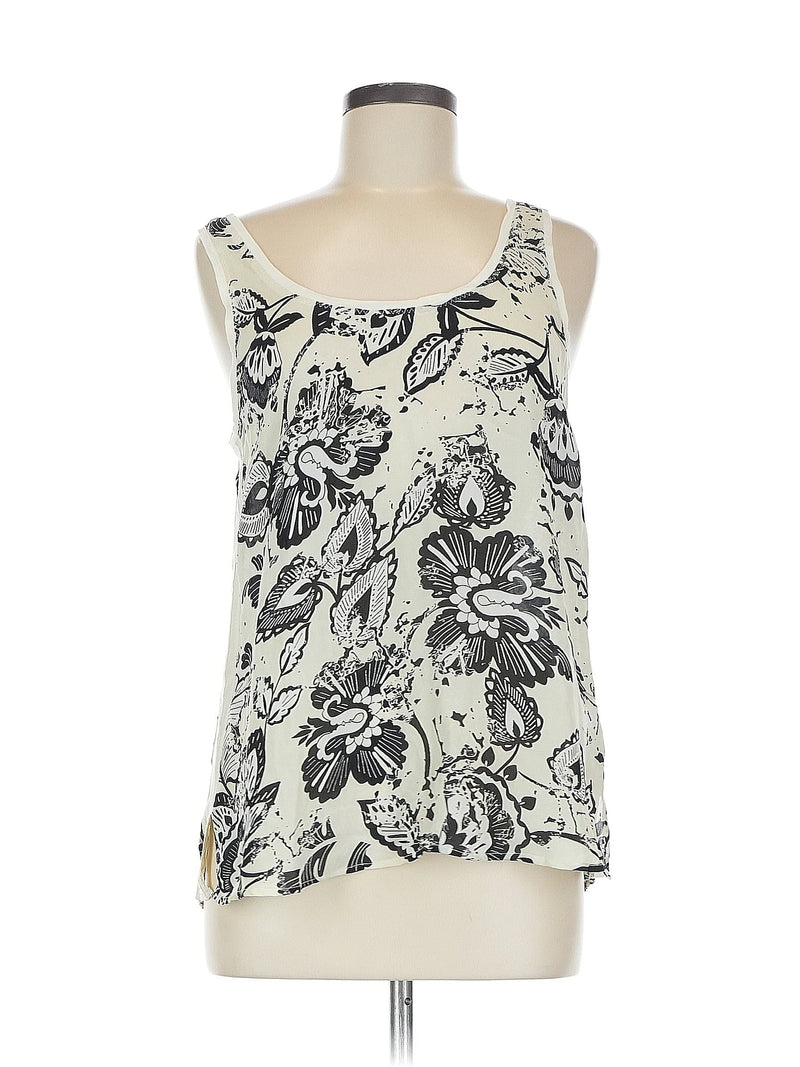 Sleeveless Silk Top