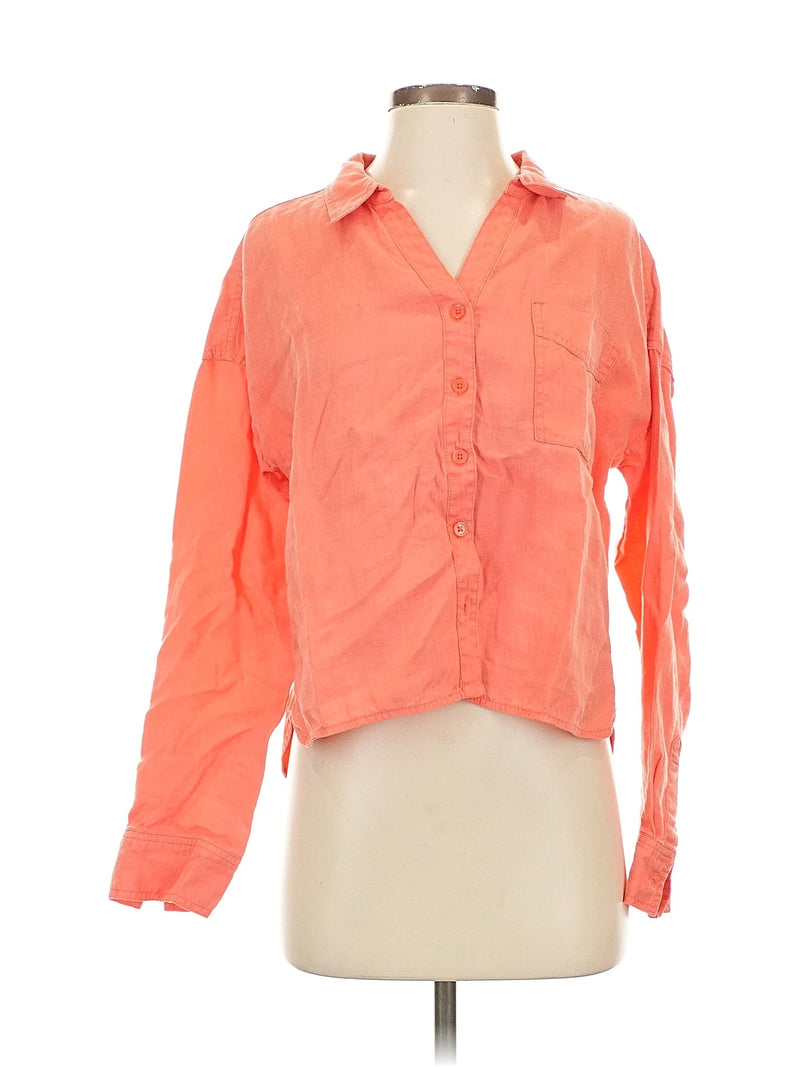 3/4 Sleeve Button Down Shirt