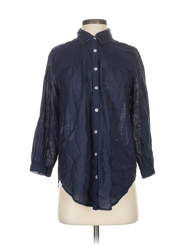 3/4 Sleeve Button Down Shirt