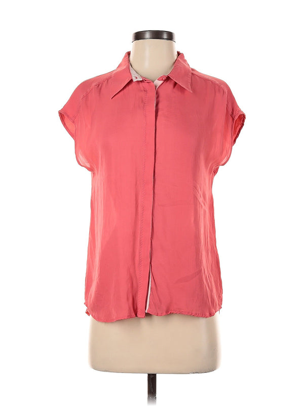 Short Sleeve Silk Top