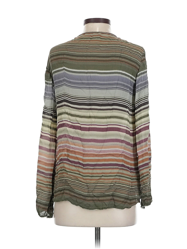 Long Sleeve Silk Top