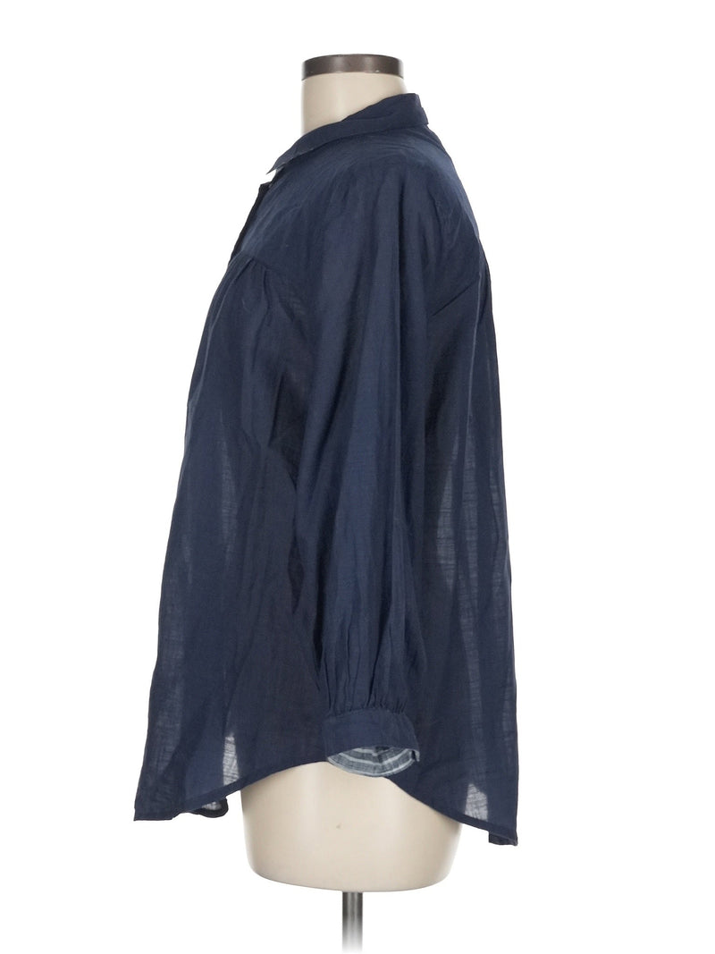 3/4 Sleeve Button Down Shirt