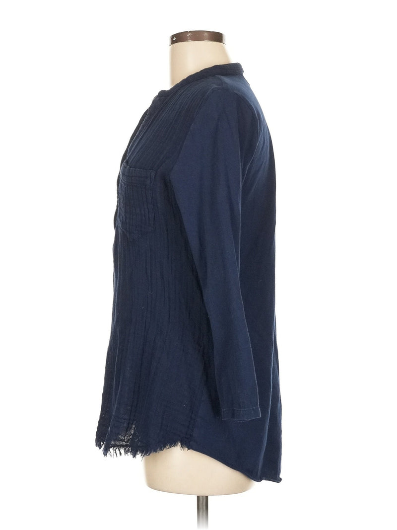 3/4 Sleeve Button Down Shirt