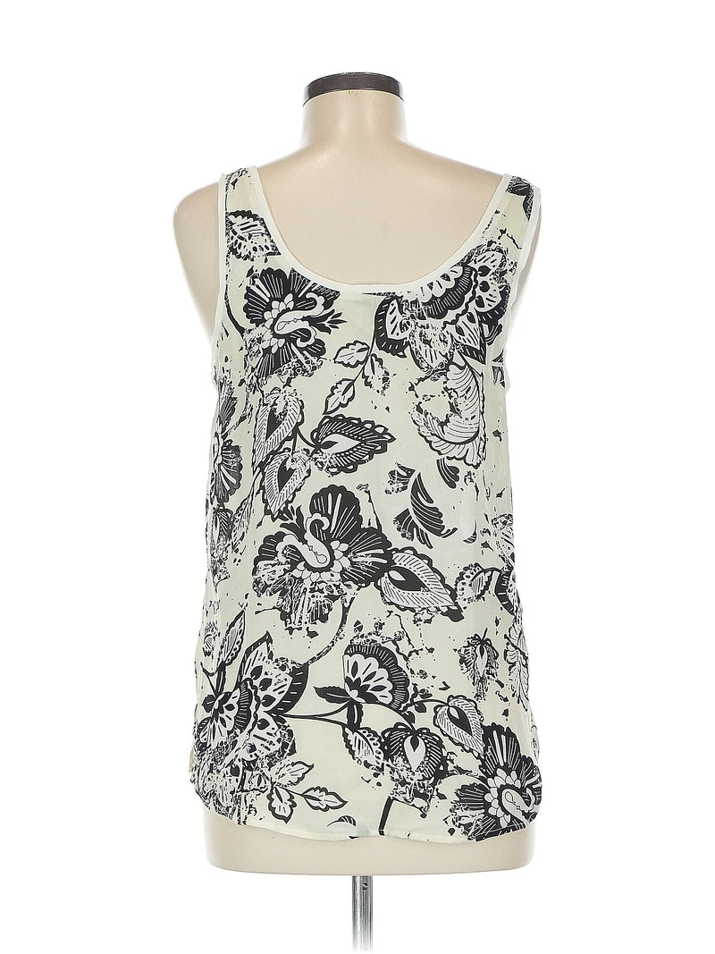 Sleeveless Silk Top