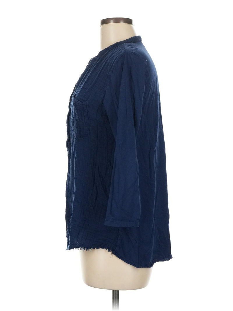 3/4 Sleeve Button Down Shirt