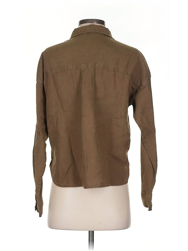 3/4 Sleeve Button Down Shirt