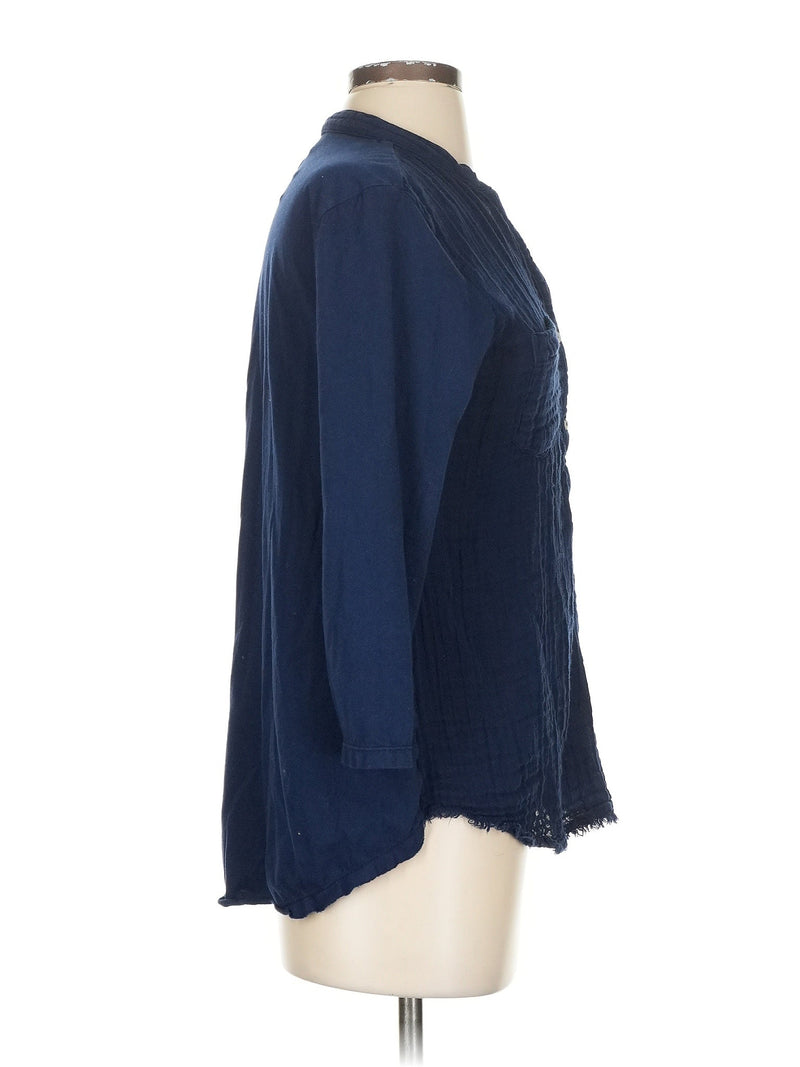 3/4 Sleeve Button Down Shirt