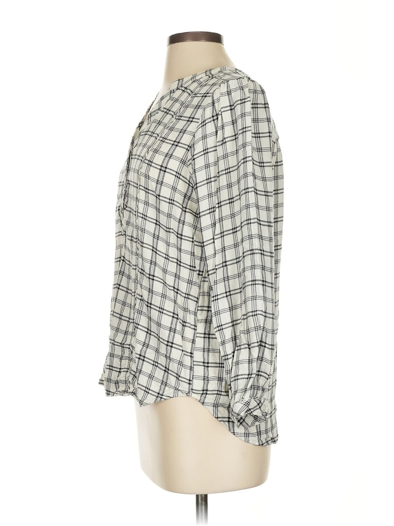 3/4 Sleeve Button Down Shirt