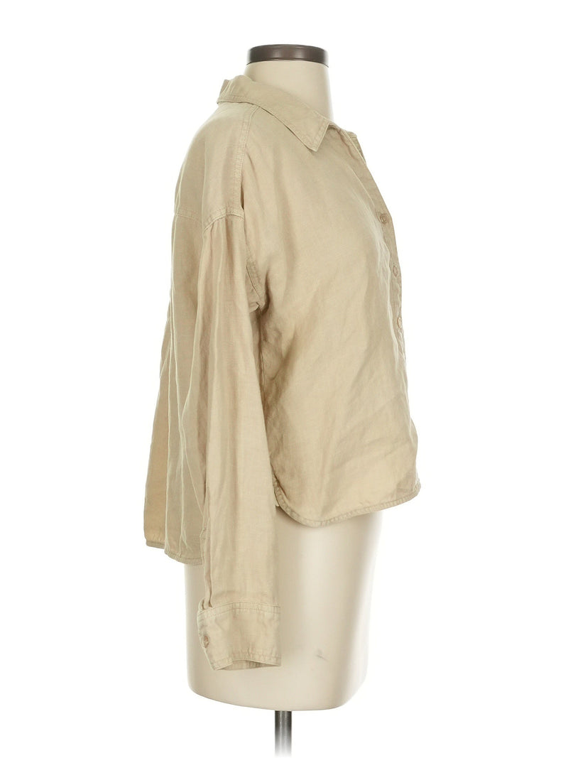 3/4 Sleeve Button Down Shirt