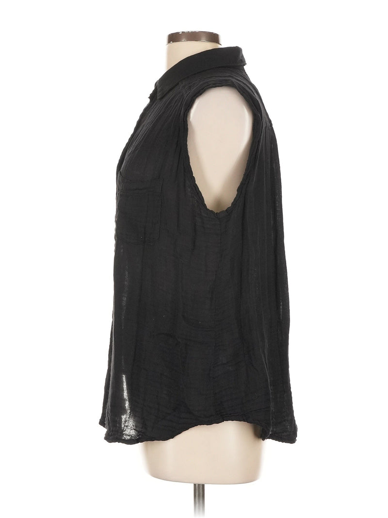 Sleeveless Button Down Shirt