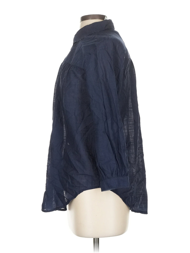 3/4 Sleeve Button Down Shirt