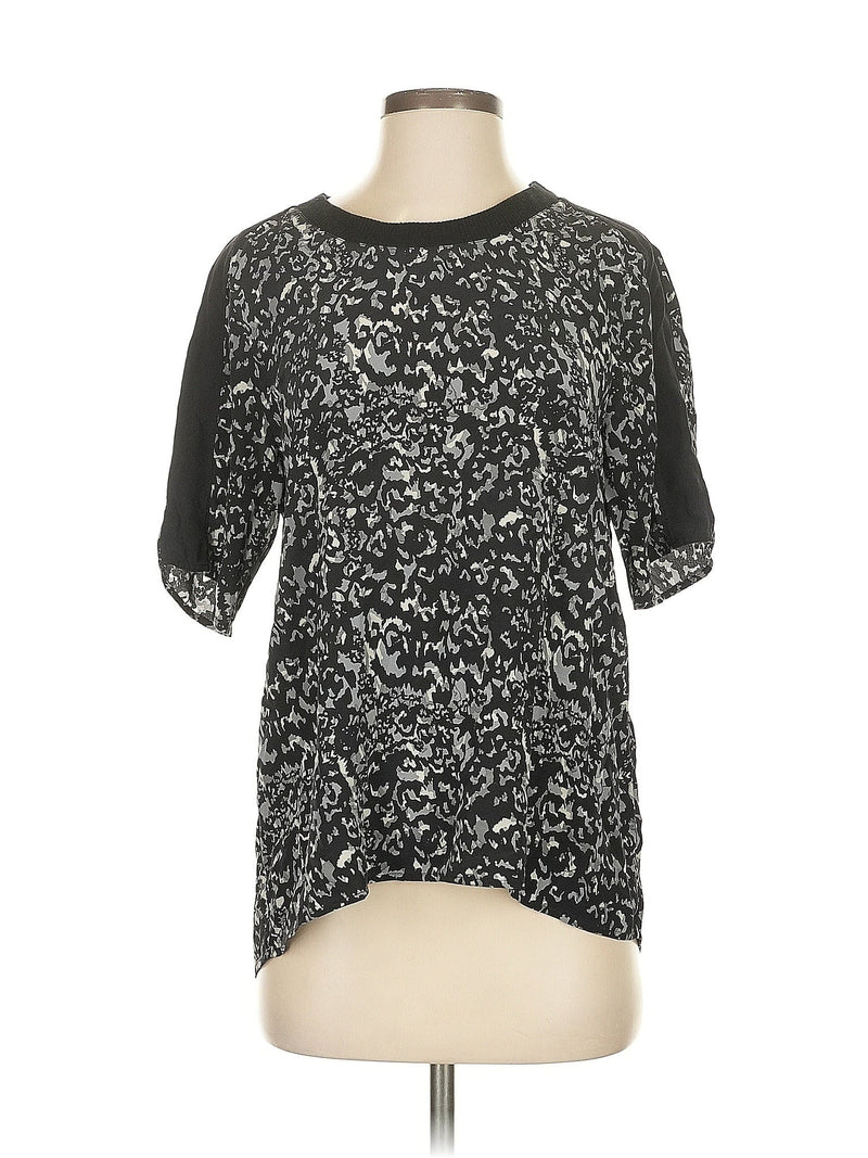 Short Sleeve Silk Top