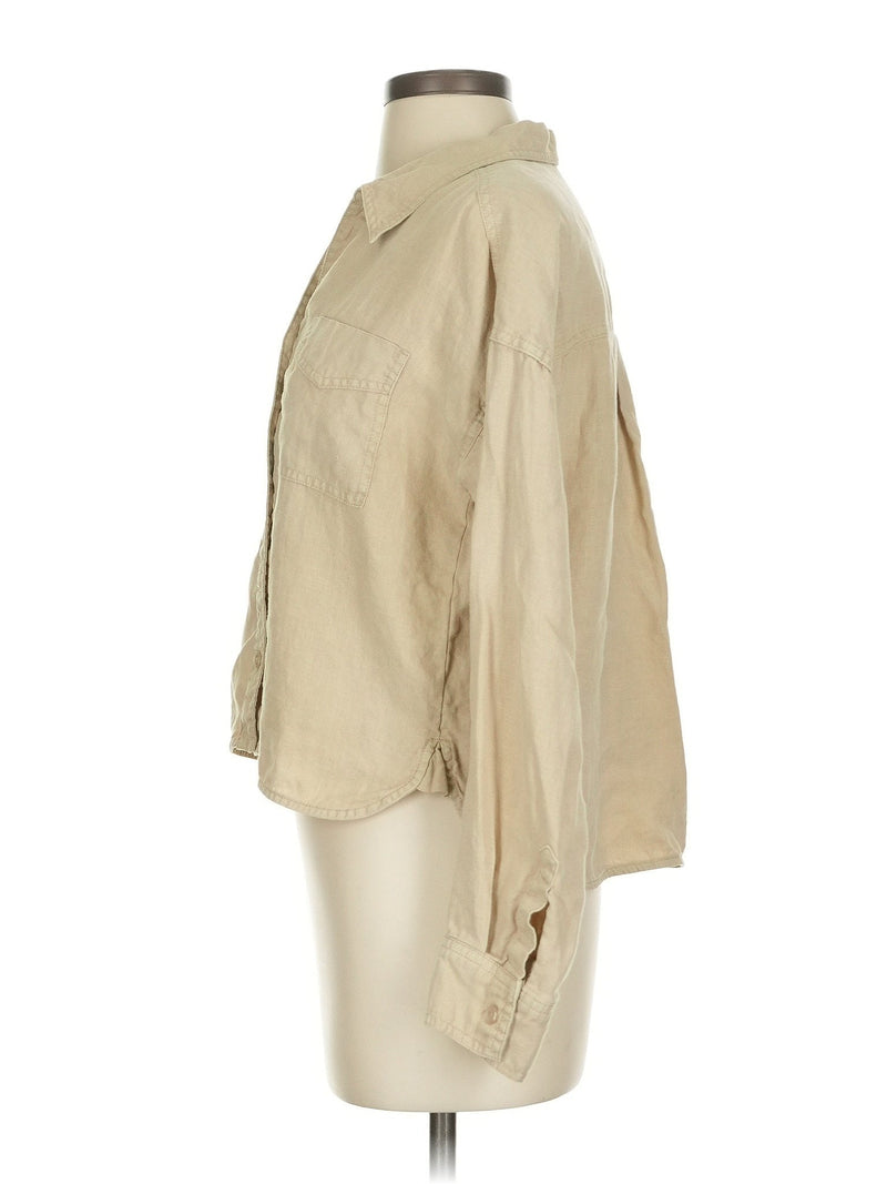 3/4 Sleeve Button Down Shirt