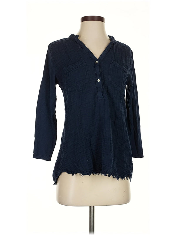 3/4 Sleeve Button Down Shirt