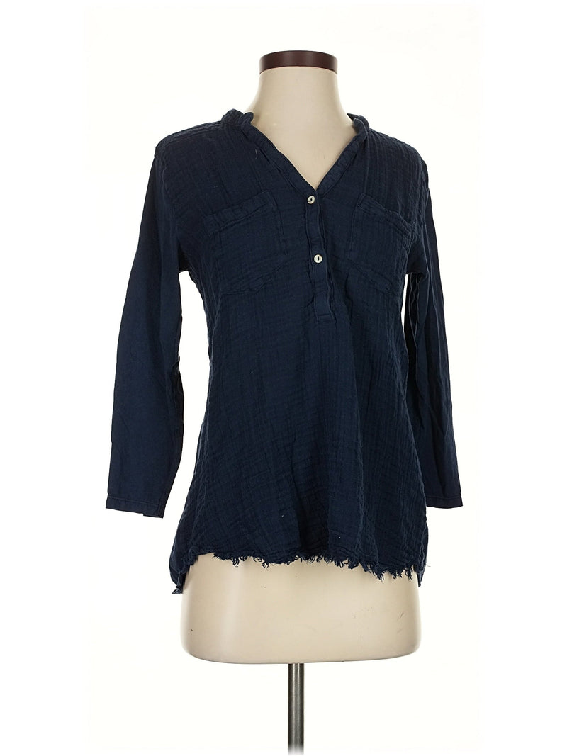 3/4 Sleeve Button Down Shirt