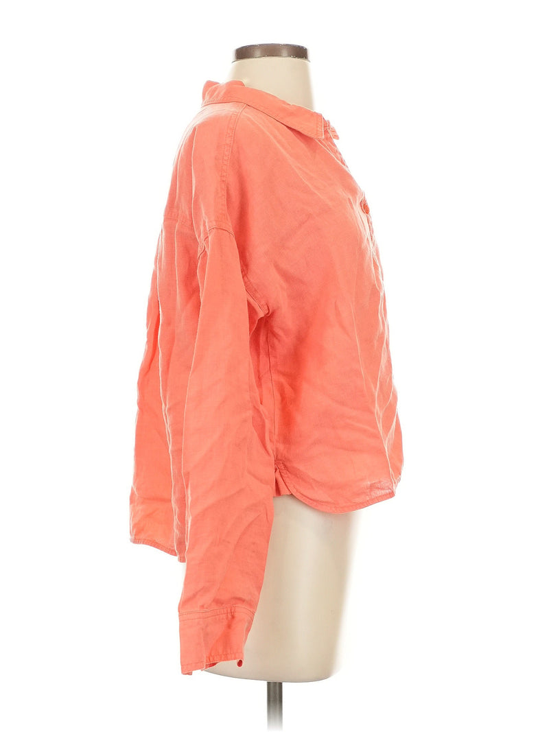 3/4 Sleeve Button Down Shirt