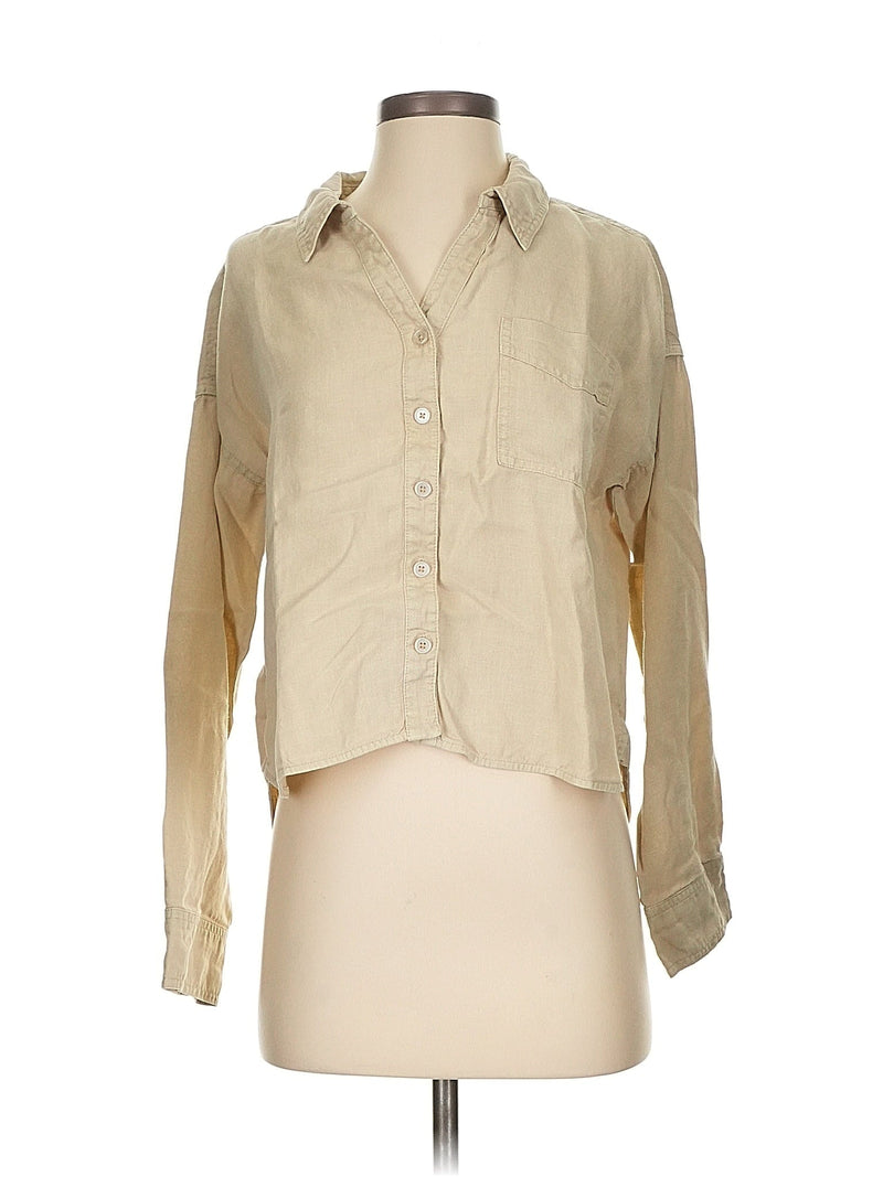3/4 Sleeve Button Down Shirt