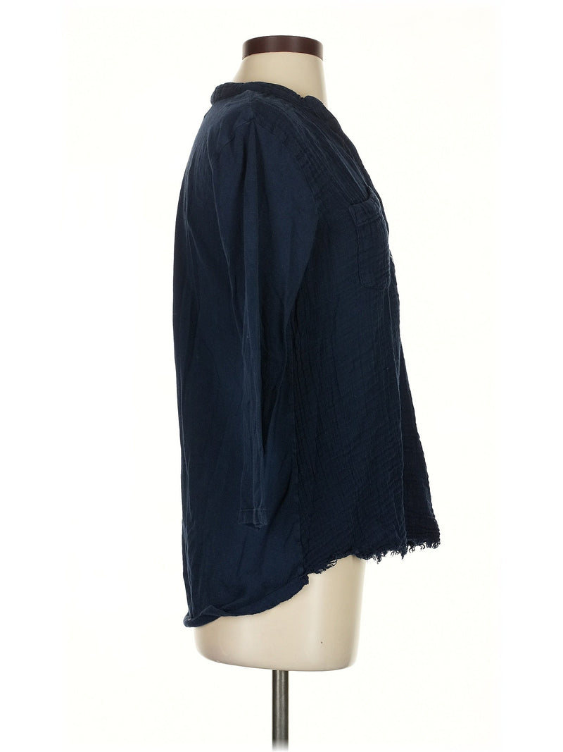 3/4 Sleeve Button Down Shirt